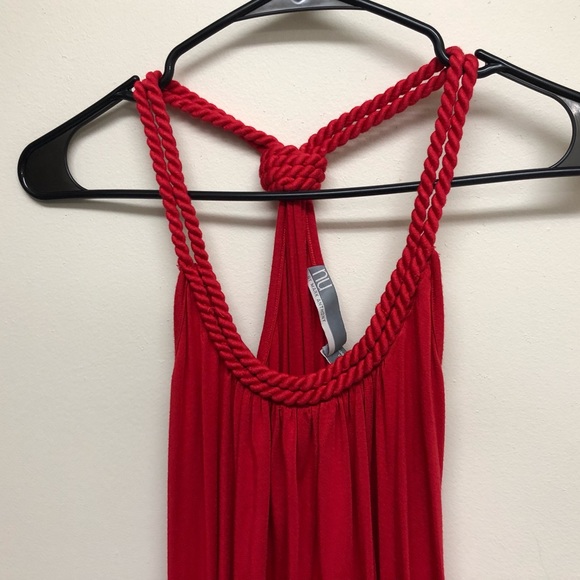 Mark Anthony Red Racerback Tank Top - Picture 2 of 6